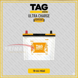 TB-ULC-NS60     ACCU BASAH MOBIL NS60 45AH TAG (DATSUN GO/HRV/AVANZA/XENIA/ESPASS/FEROZA/TARUNA 2003-2006/FORD ECOSPORT 2013-2020/HYUNDAI ATOZ/MAZDA/L-300 BENSIN/MAVEN/T-120SS/APV/CARRY 1976-2000/ESCUDO/ESTEEM/FUTURA/JIMNY/KATANA/S-CROSS/SIDEKICK/SWIFT/SX-4 X-OVER/VITARA